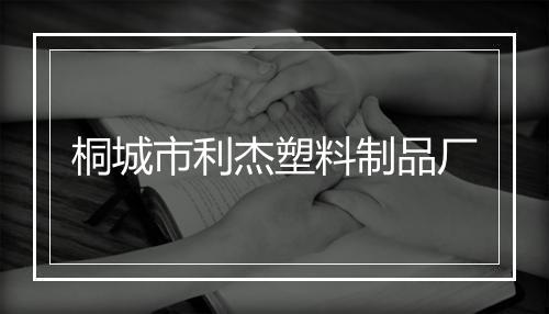 桐城市利杰塑料制品厂