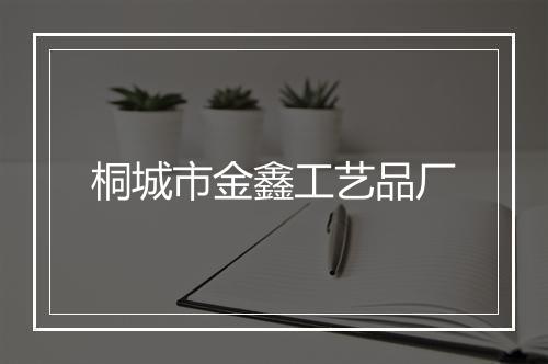 桐城市金鑫工艺品厂