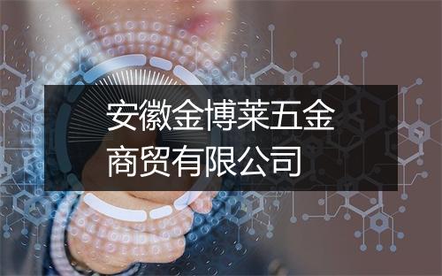 安徽金博莱五金商贸有限公司