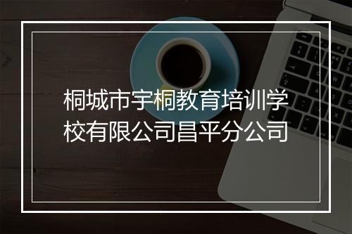桐城市宇桐教育培训学校有限公司昌平分公司