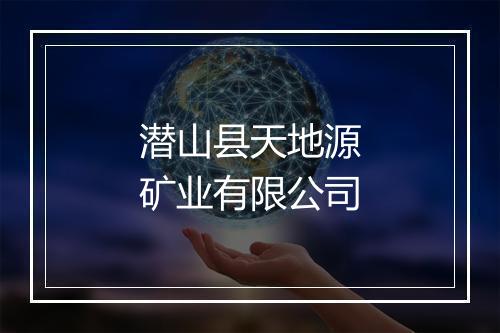 潜山县天地源矿业有限公司