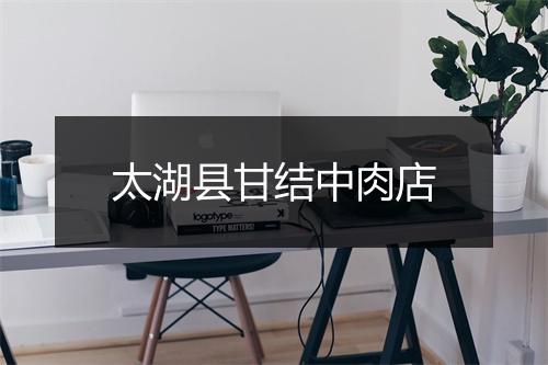 太湖县甘结中肉店