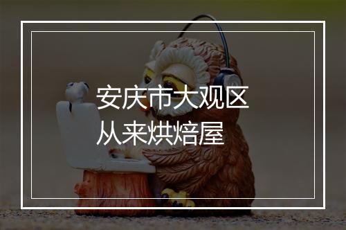 安庆市大观区从来烘焙屋