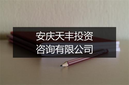 安庆天丰投资咨询有限公司
