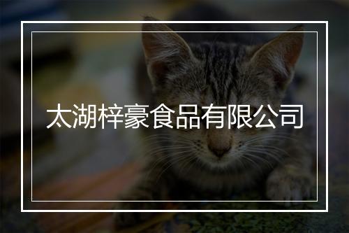 太湖梓豪食品有限公司