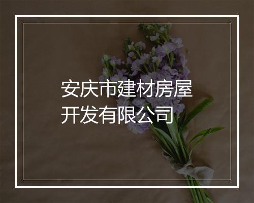 安庆市建材房屋开发有限公司