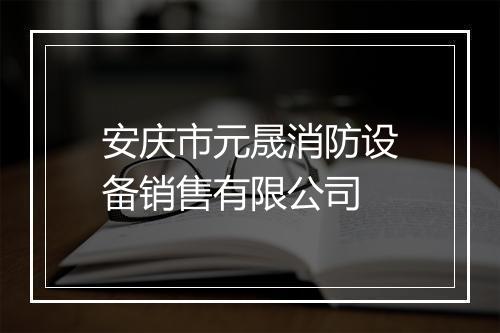 安庆市元晟消防设备销售有限公司