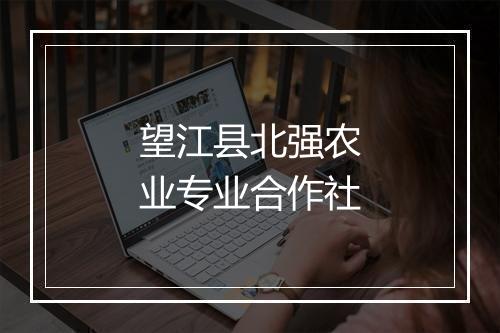 望江县北强农业专业合作社