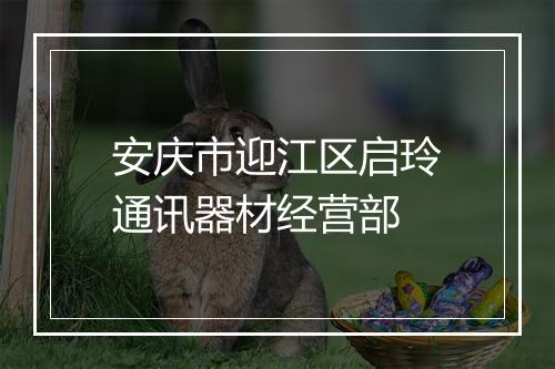 安庆市迎江区启玲通讯器材经营部