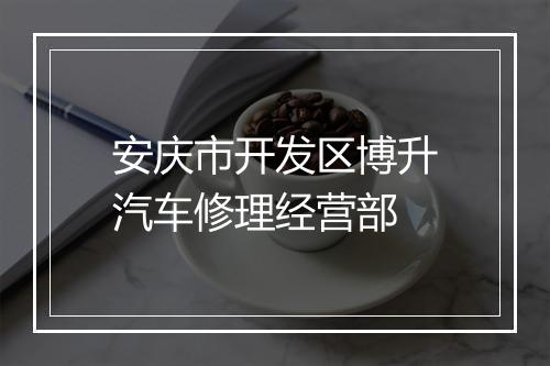 安庆市开发区博升汽车修理经营部