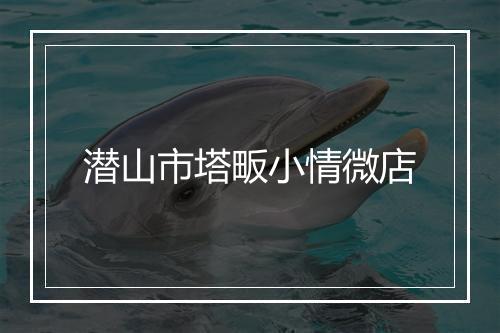 潜山市塔畈小情微店