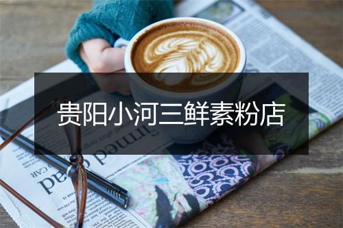 贵阳小河三鲜素粉店
