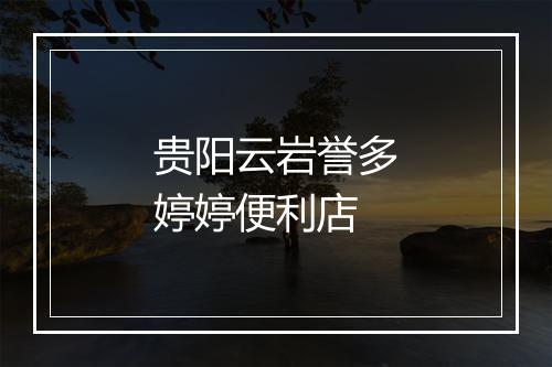 贵阳云岩誉多婷婷便利店