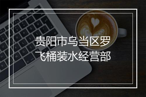贵阳市乌当区罗飞桶装水经营部
