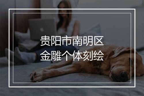 贵阳市南明区金雕个体刻绘