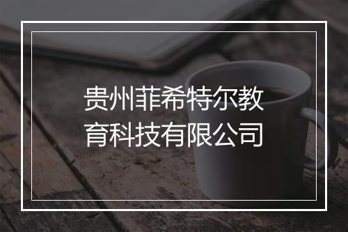 贵州菲希特尔教育科技有限公司