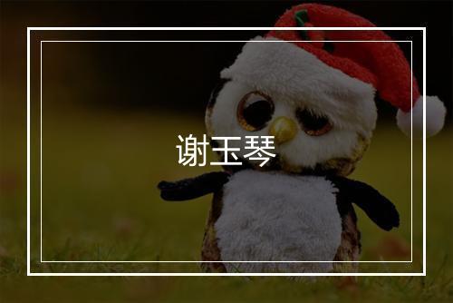 谢玉琴