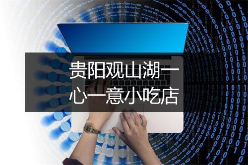 贵阳观山湖一心一意小吃店