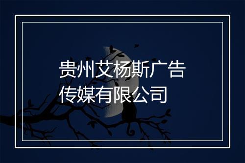 贵州艾杨斯广告传媒有限公司