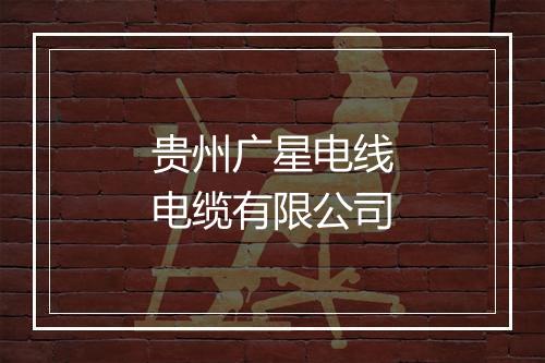 贵州广星电线电缆有限公司