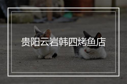 贵阳云岩韩四烤鱼店