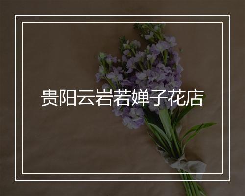贵阳云岩若婵子花店