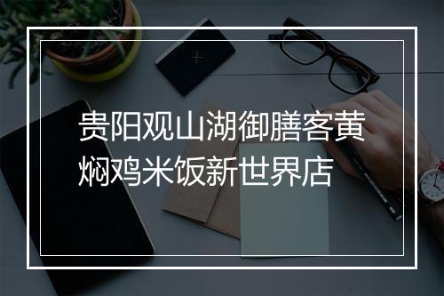 贵阳观山湖御膳客黄焖鸡米饭新世界店