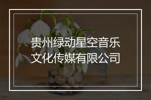 贵州绿动星空音乐文化传媒有限公司