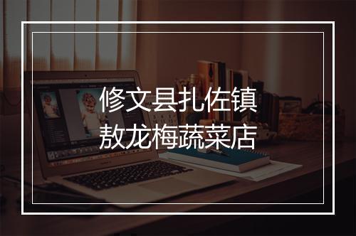 修文县扎佐镇敖龙梅蔬菜店