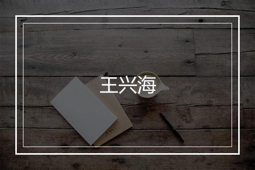 王兴海