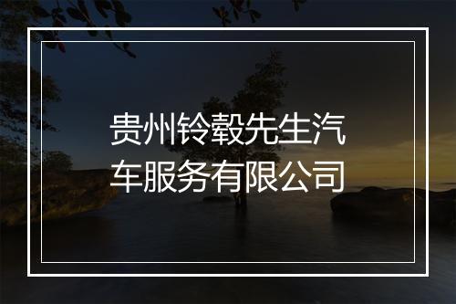 贵州铃毂先生汽车服务有限公司