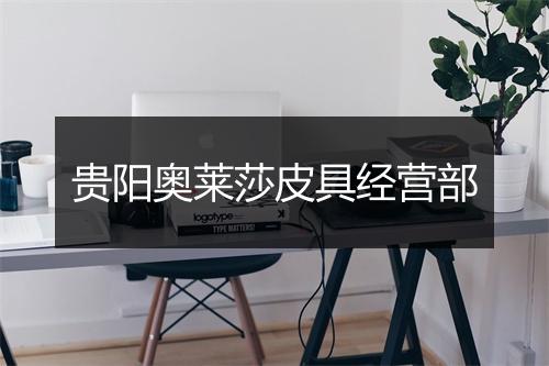 贵阳奥莱莎皮具经营部