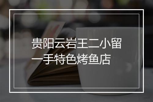 贵阳云岩王二小留一手特色烤鱼店