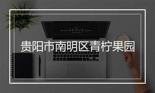 贵阳市南明区青柠果园