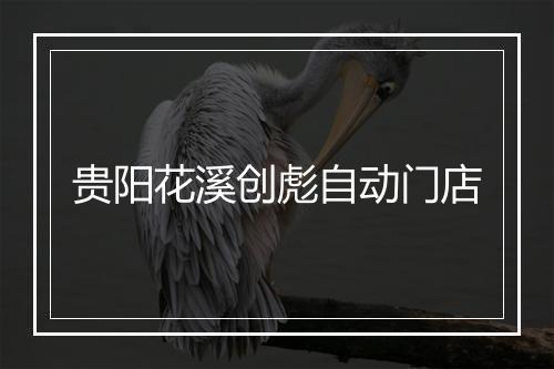 贵阳花溪创彪自动门店