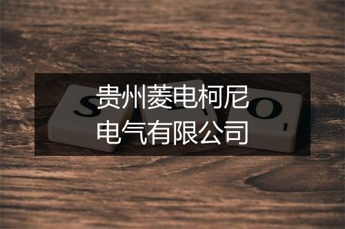 贵州菱电柯尼电气有限公司