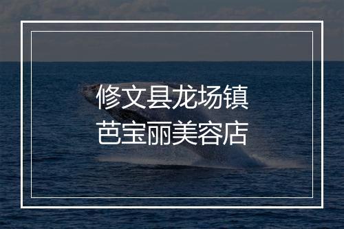 修文县龙场镇芭宝丽美容店