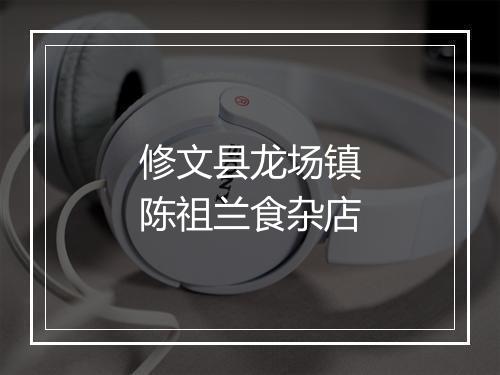修文县龙场镇陈祖兰食杂店