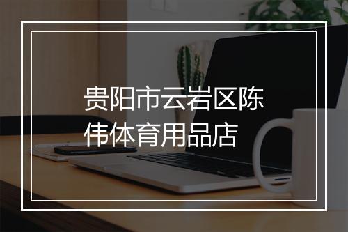 贵阳市云岩区陈伟体育用品店
