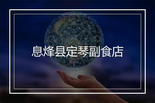 息烽县定琴副食店