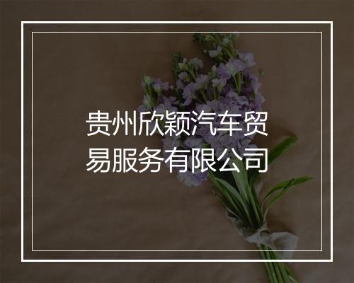 贵州欣颖汽车贸易服务有限公司