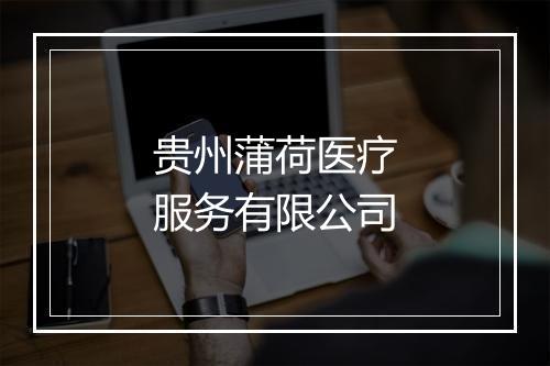 贵州蒲荷医疗服务有限公司