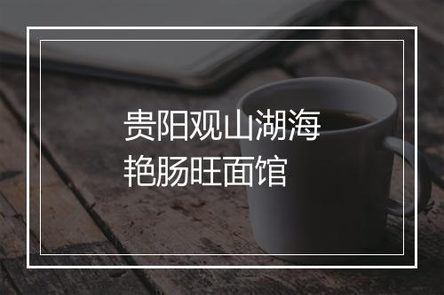 贵阳观山湖海艳肠旺面馆