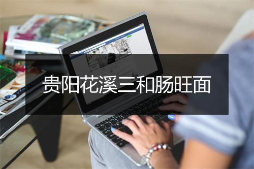 贵阳花溪三和肠旺面