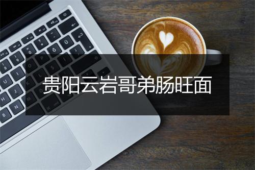 贵阳云岩哥弟肠旺面