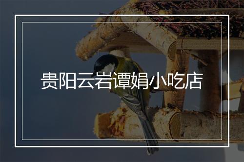 贵阳云岩谭娟小吃店