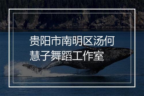 贵阳市南明区汤何慧子舞蹈工作室
