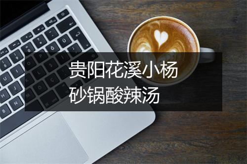 贵阳花溪小杨砂锅酸辣汤