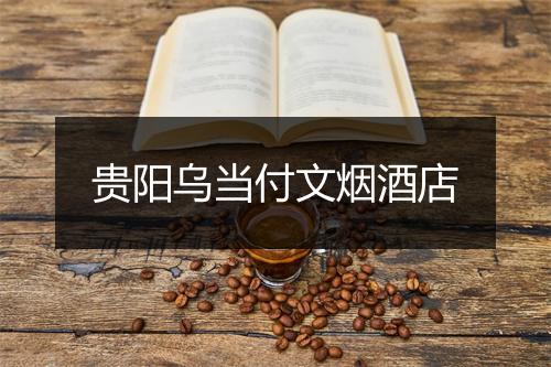 贵阳乌当付文烟酒店