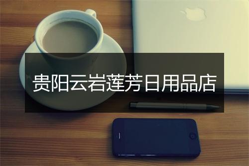 贵阳云岩莲芳日用品店